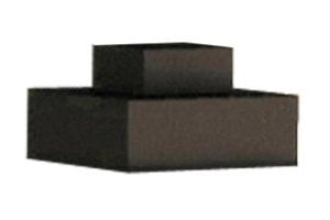 Post Cover - 13"sq x 6"H - Black