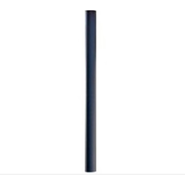 In-ground Direct Burial Post - 3"x93" - Includes 1/2" flex gas line - Black