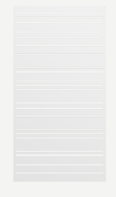 Next Line Standard Screen - White