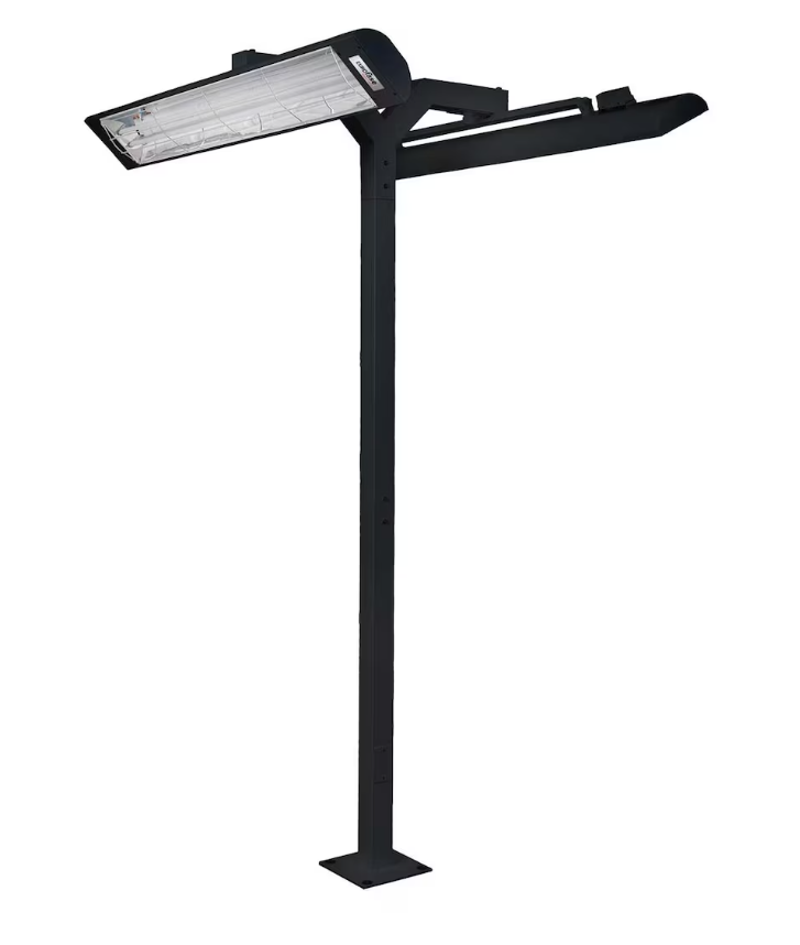 8FT POLE MOUNT,DOUBLE 61IN,BLK