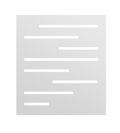 Blurred Lines Shorty Screen - White