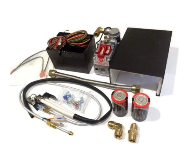 BATTERY ELECTRONIC IGNITION NATURAL GAS KIT 140K BTU INCLUDES REMOTE