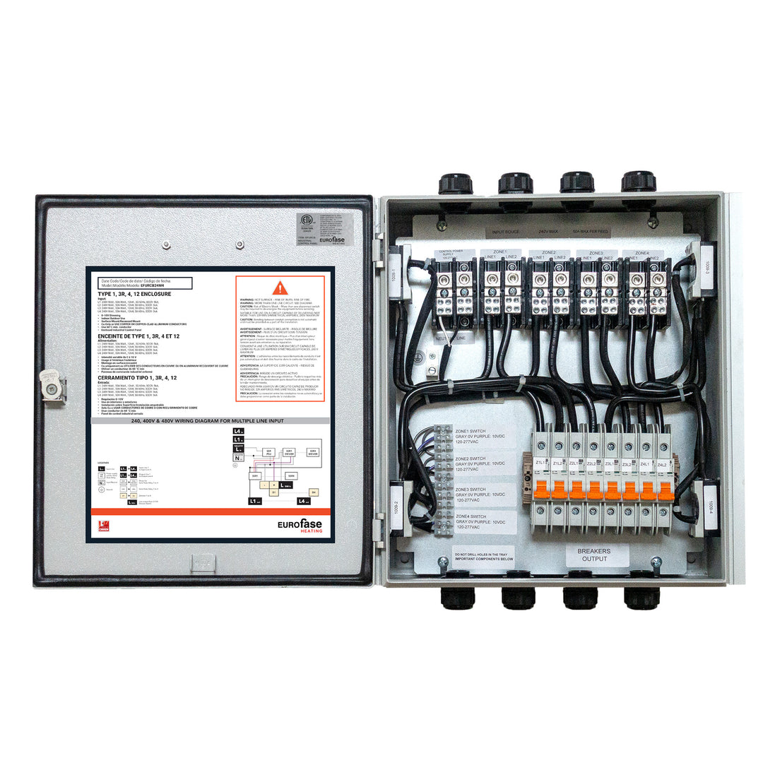 277V-480V MULTI INPUT,4 ZONE