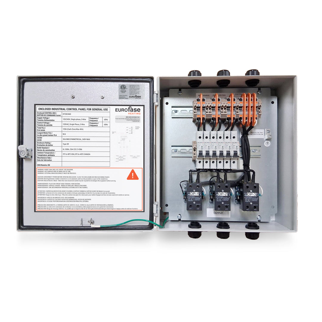 100V-240V 3 ZONE CONTACTOR BOX