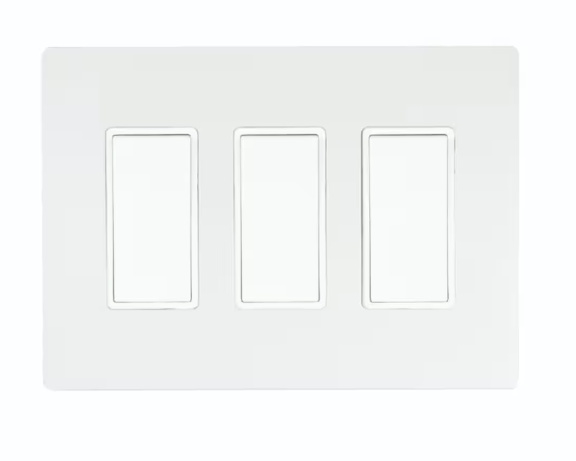 3 SINGLE, ON/OFF SWITCH, WHITE