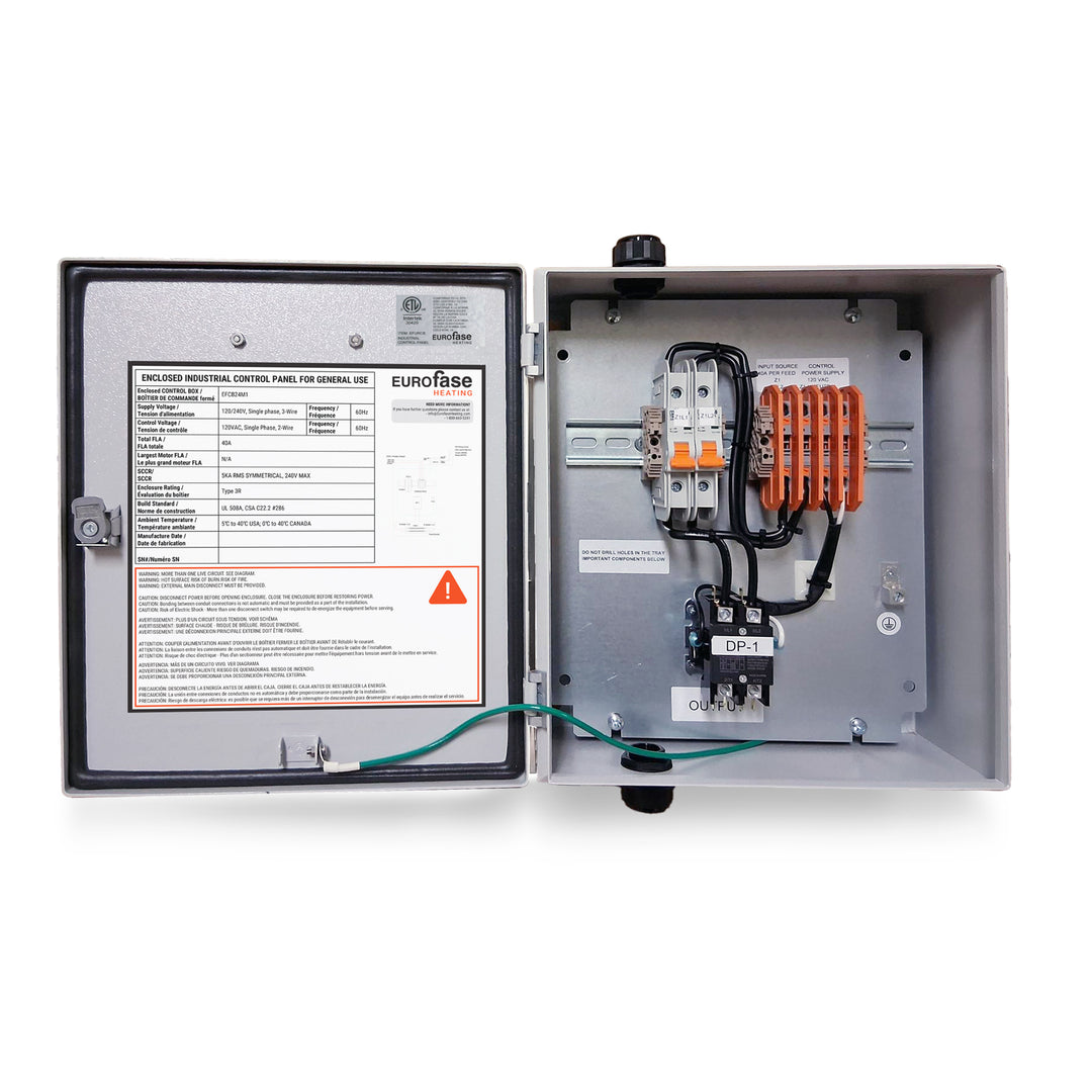 100V-240V 1 ZONE CONTACTOR BOX