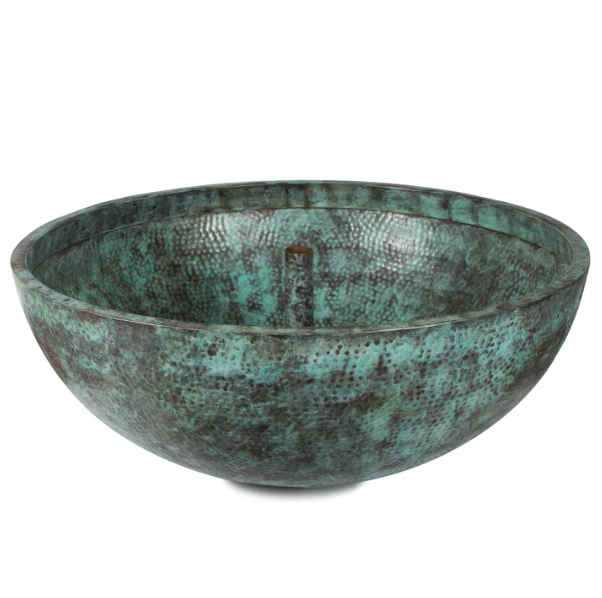 36" HAMMERED BRASS BOWL