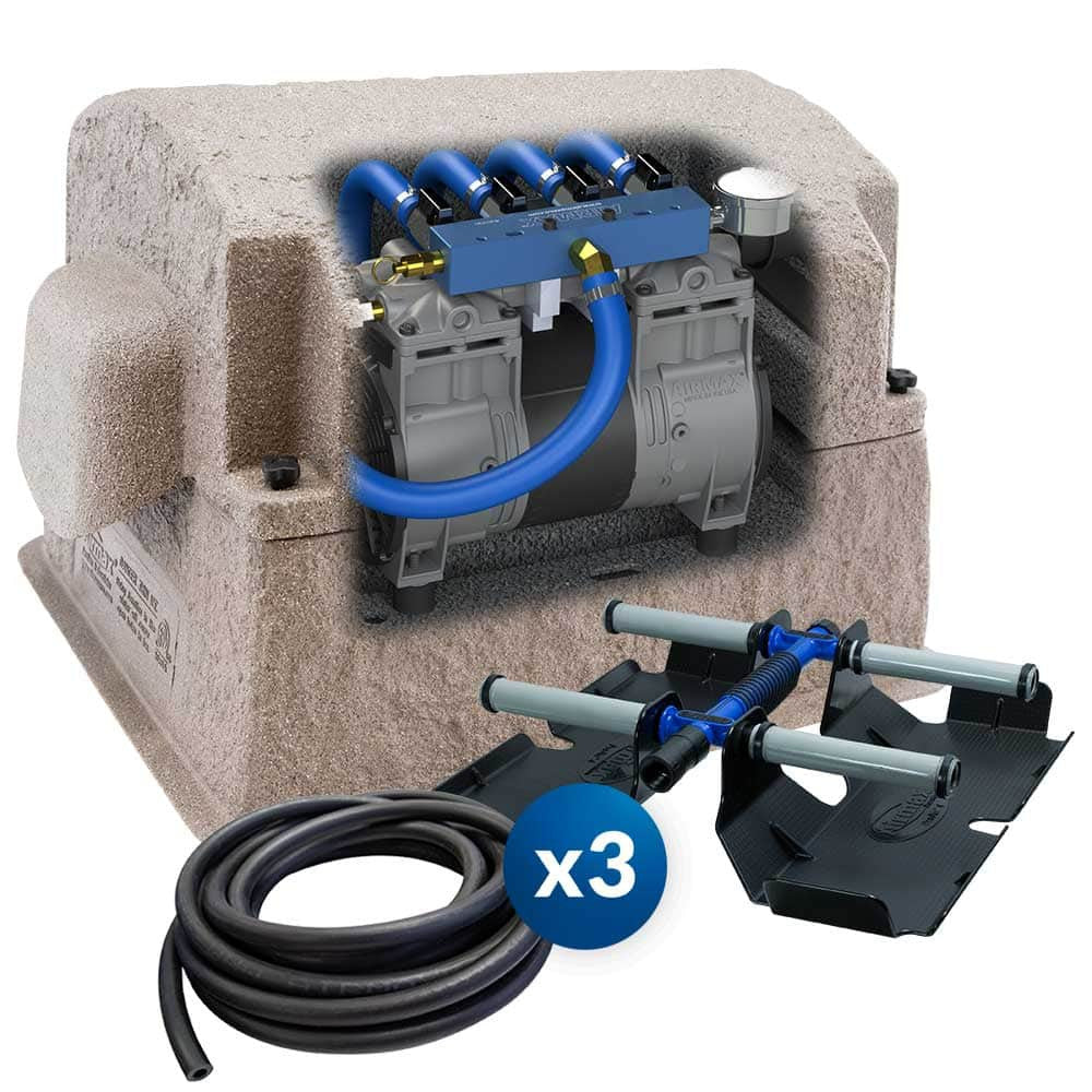 Airmax PS40 System, 115V, w/o EasySet Airline. Includes (3) ProAir 4 Diffusers - 3/4 HP