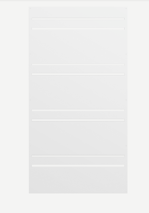 Streamline Standard Screen - White