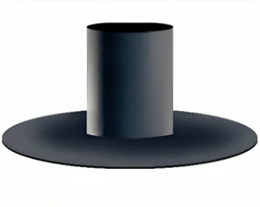 Deck Mount - 13"D x 5"H - Black