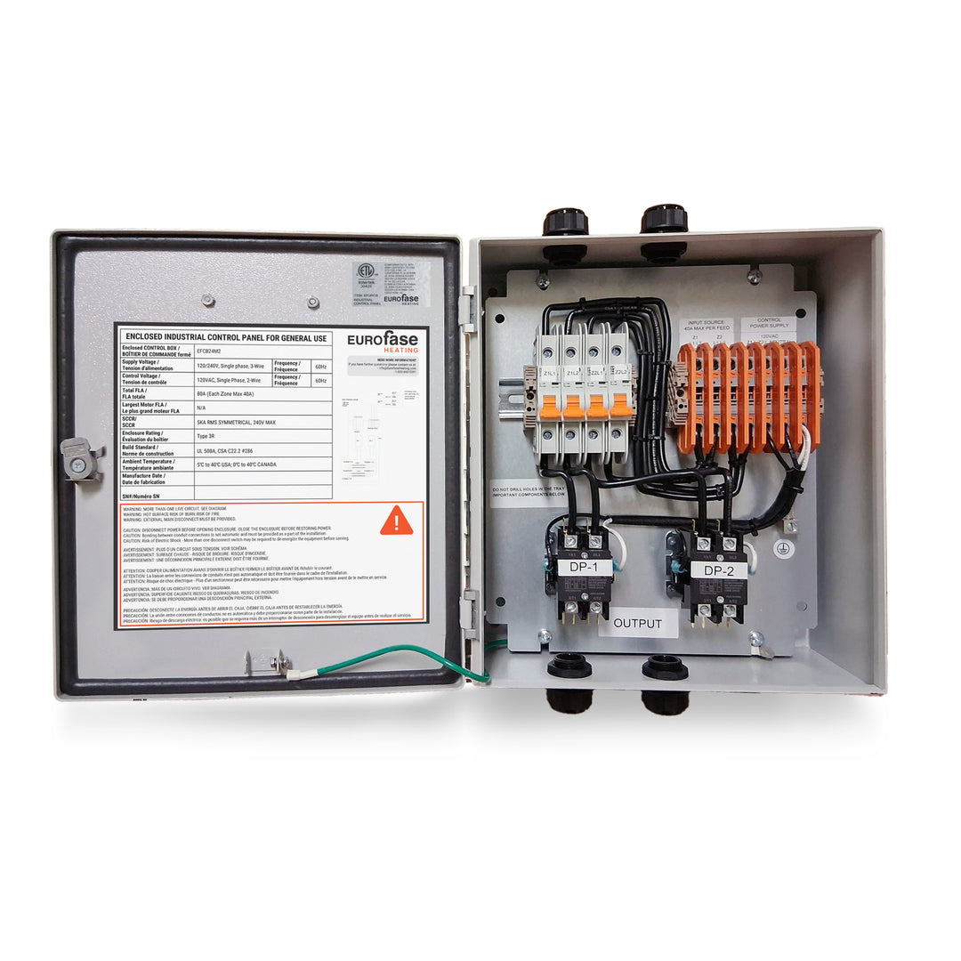277V-480V 2 ZONE CONTACTOR BOX