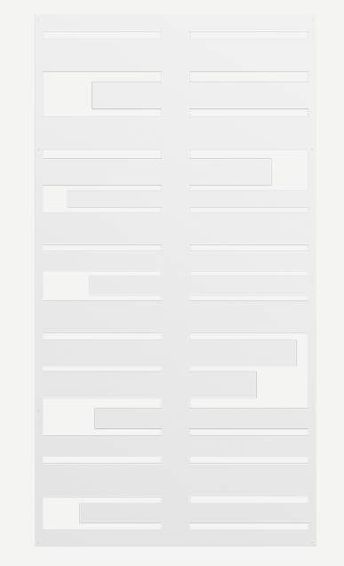 Planks Standard Screen - White