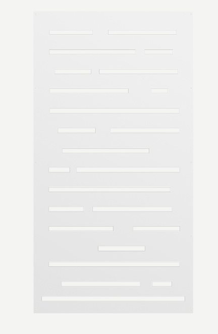 Blurrier Lines Standard Screen - White