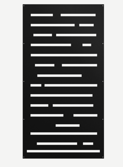 Blurrier Lines Standard Screen - Black