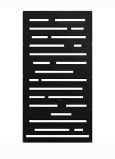 Blurrier Lines Standard Screen - Black