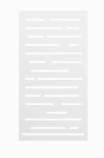 Blurrier Lines Standard Screen - White