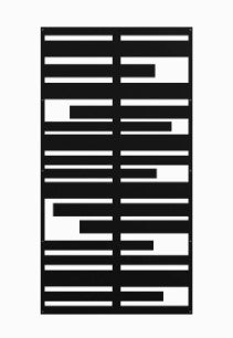Planks Standard Screen - Black