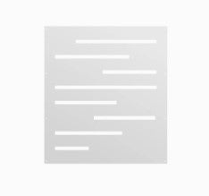 Blurred Lines Shorty Screen - White