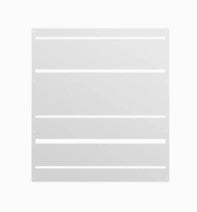 Barcode Shorty Screen - White