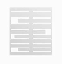 Planks Shorty Screen - White
