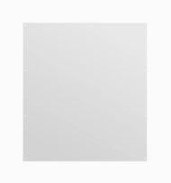 Solid Shorty Screen - White