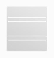 Streamline Shorty Screen - White