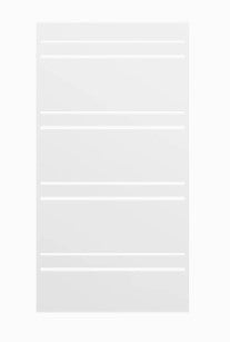 Streamline Standard Screen - White